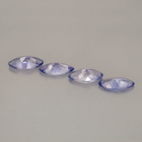 Gemme di Tanzanite Viola Blu naturale da  ct, Taglio marquise, VVS-VS
