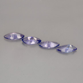 Tanzanite naturale blu da  ct, marchesa, VVS-VS