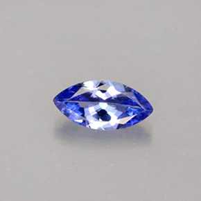 Tanzanite naturale blu da 0,39 ct, marchesa, VVS-VS
