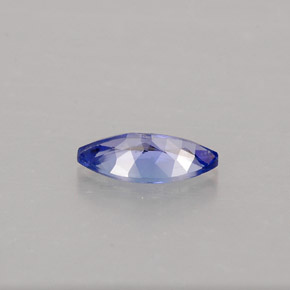 Tanzanite naturale blu da 0,39 ct, marchesa, VVS-VS