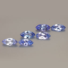 Tanzanite naturale viola da  ct, marchesa, VVS-VS