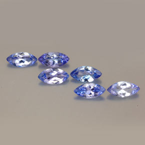 Tanzanite naturale viola da  ct, marchesa, VVS-VS