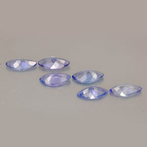 Tanzanite naturale viola da  ct, marchesa, VVS-VS