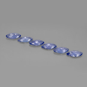 Tanzanite naturale viola da  ct, marchesa, VVS-VS
