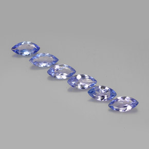 Gemme di Tanzanite Blu scuro naturale da 1.89 ct, Taglio marquise, VVS-VS