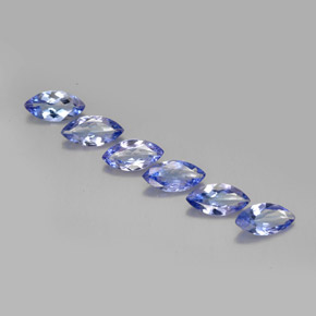 Tanzanite naturale viola da  ct, marchesa, VVS-VS