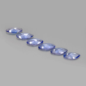 Tanzanite naturale viola da  ct, marchesa, VVS-VS