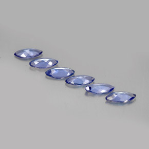Tanzanite naturale viola da  ct, marchesa, VVS-VS