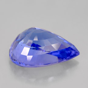 Tanzanite naturale blu da 11,73 ct, taglio a pera, VVS-VS