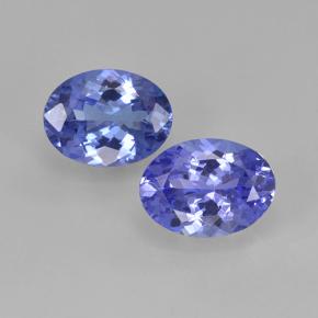 Tanzanite naturale blu da 3,00 ct, taglio ovale, VVS-VS