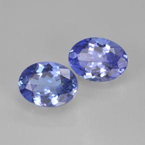 Tanzanite naturale blu da 3,00 ct, taglio ovale, VVS-VS