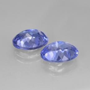Tanzanite naturale blu da 3,00 ct, taglio ovale, VVS-VS
