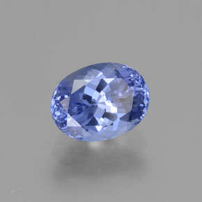 Tanzanite naturale blu da 1,45 ct, taglio ovale, VS