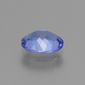Tanzanite naturale blu da 1,32 ct, taglio ovale, VVS-VS