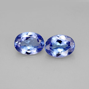 Tanzanite naturale blu da  ct, taglio ovale, VVS-VS