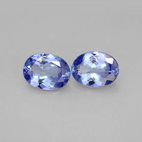 Tanzanite naturale blu da  ct, taglio ovale, VVS-VS