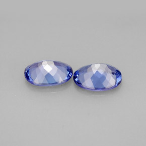 Tanzanite naturale blu da  ct, taglio ovale, VVS-VS