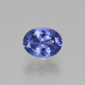 Tanzanite naturale blu da 1,30 ct, taglio ovale, VS