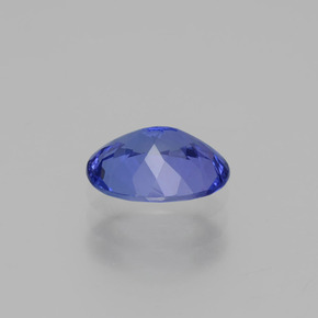 Tanzanite naturale blu da 1,30 ct, taglio ovale, VS