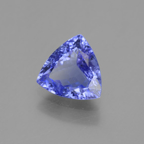 Tanzanite naturale blu da 1,19 ct, trillion, VVS-VS