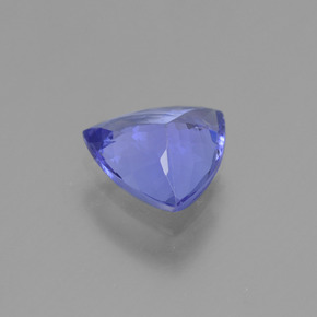 Tanzanite naturale blu da 1,19 ct, trillion, VVS-VS