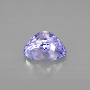 Tanzanite naturale viola da 2,00 ct, taglio ovale, VVS-VS