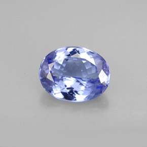 Tanzanite naturale viola da 2,14 ct, taglio ovale, VVS-VS