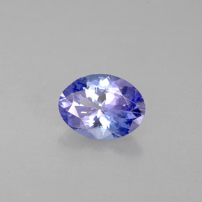 Tanzanite naturale blu da 1,00 ct, taglio ovale, VVS-VS