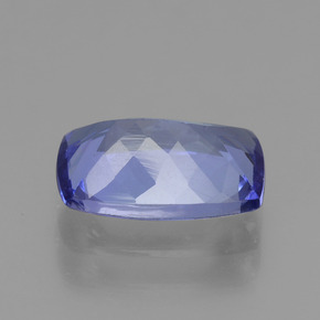 Tanzanite naturale blu da 1,78 ct, taglio a cuscino, VVS-VS