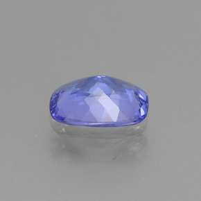 Tanzanite naturale blu da 1,25 ct, taglio a cuscino, VS