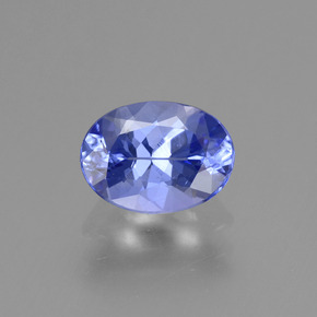 Tanzanite naturale blu da 1,12 ct, taglio ovale, VVS-VS