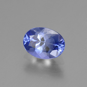 Tanzanite naturale blu da 1,12 ct, taglio ovale, VVS-VS