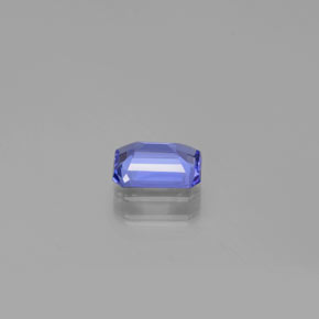 Tanzanite naturale blu da 0,87 ct, taglio smeraldo, VVS-VS