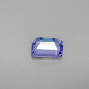 Tanzanite naturale blu da 1,03 ct, taglio smeraldo, VVS-VS