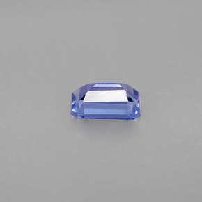Tanzanite naturale blu da 0,86 ct, taglio smeraldo, VVS-VS