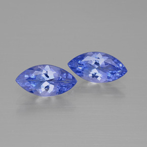 Tanzanite naturale blu da  ct, marchesa, VVS