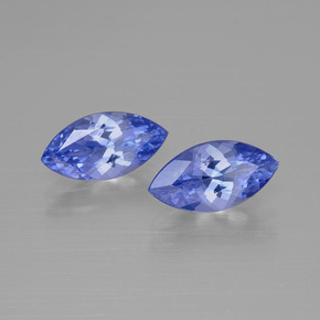 Tanzanite naturale blu da  ct, marchesa, VVS