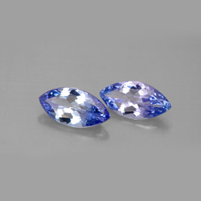 Tanzanite naturale blu da  ct, marchesa, VVS