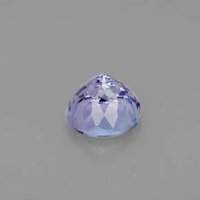 Tanzanite naturale blu da 1,41 ct, taglio rotondo, VVS-VS