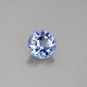 Tanzanite naturale blu da 1,27 ct, taglio rotondo, VVS-VS