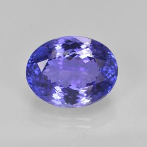 Tanzanite naturale blu da 6,26 ct, taglio ovale, VVS