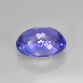 Tanzanite naturale blu da 6,26 ct, taglio ovale, VVS
