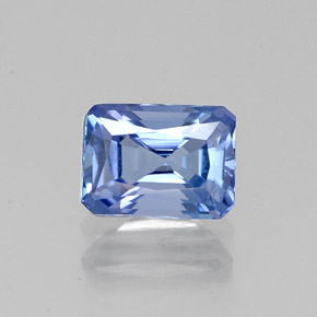Tanzanite naturale blu da 1,21 ct, taglio smeraldo, VVS-VS
