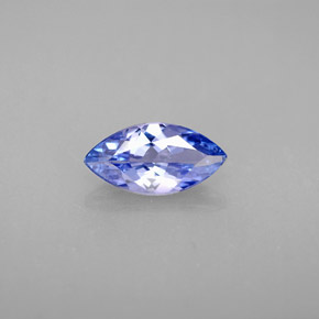 Tanzanite naturale blu da 1,08 ct, marchesa, VVS