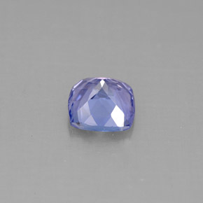 Tanzanite naturale blu da 1,11 ct, taglio a cuscino, VVS