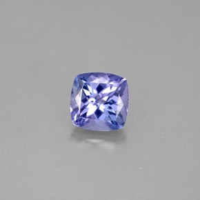 Tanzanite naturale blu da 1,27 ct, taglio a cuscino, VVS-VS