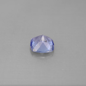 Tanzanite naturale blu da 0,90 ct, taglio a cuscino, VVS
