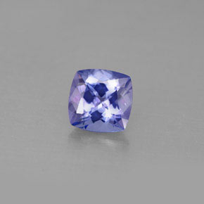 Tanzanite naturale blu da 1,10 ct, taglio a cuscino, VVS