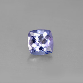 Tanzanite naturale blu da 1,10 ct, taglio a cuscino, VVS