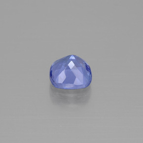 Tanzanite naturale blu da 1,08 ct, taglio a cuscino, VVS